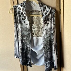 Cover Charge Lace Detail vest small